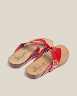 Flat Sandal IBIZA-013 Red