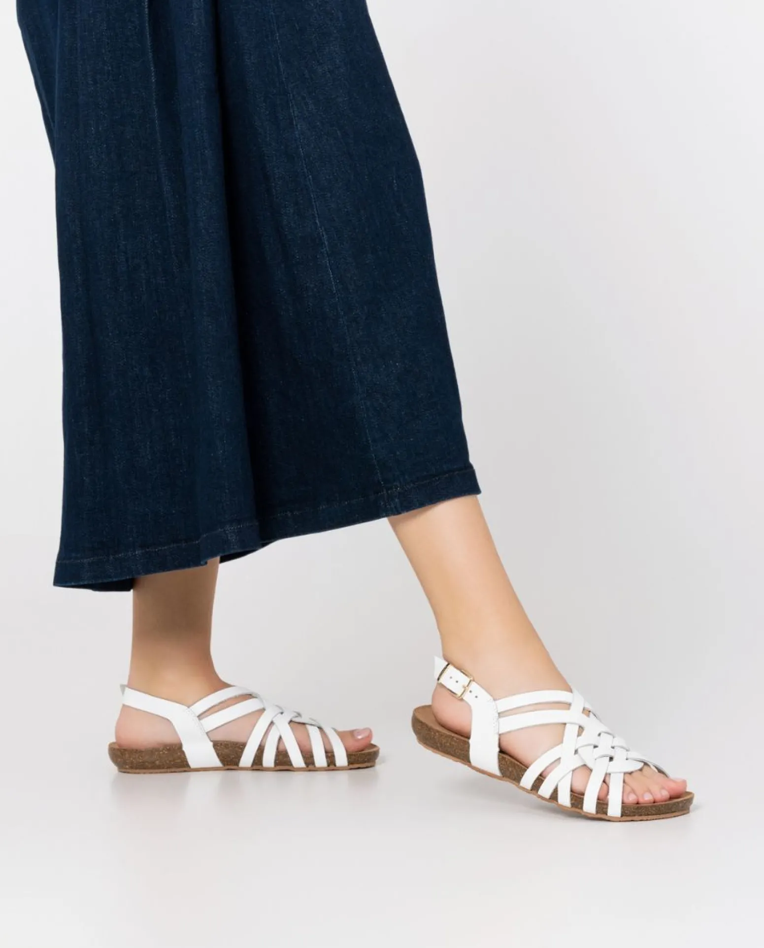 Flat Sandal IBIZA-175 White