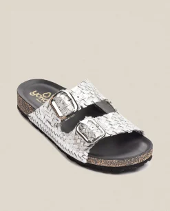 Flat Sandal Jerba 143 Silver