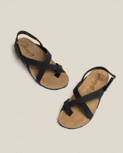 Flat Sandal JERBA-718 Black