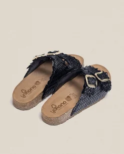 Flat Sandal JERBA-143 Black