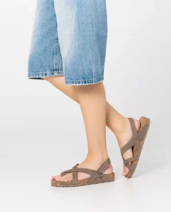 Flat Sandal JERBA-718 Brown