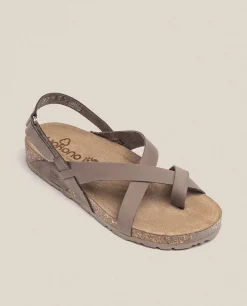 Flat Sandal JERBA-718 Brown