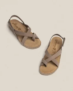 Flat Sandal JERBA-718 Brown
