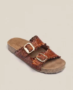 Flat Sandal JERBA-143 Brown