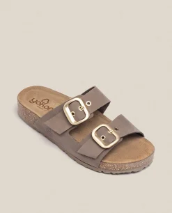 Flat Sandal JERBA-136 Brown