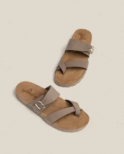 Flat Sandal JERBA-091 Brown