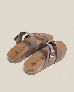 Flat Sandal JERBA-091 Brown