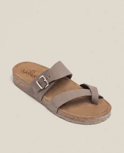 Flat Sandal JERBA-091 Brown