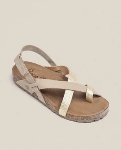 Flat Sandal JERBA-718 Gold