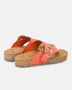 Flat Sandal JERBA-113 Red