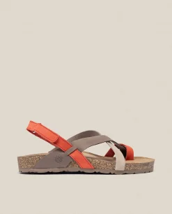 Flat Sandal JERBA-718 Red