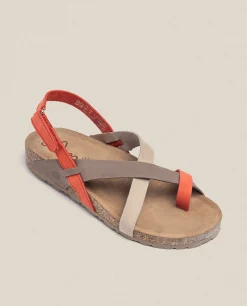 Flat Sandal JERBA-718 Red