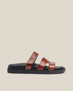Flat Sandal MORENA-125 Brown