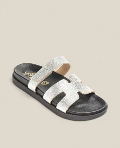 Flat Sandal MORENA-125 Silver