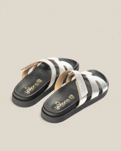 Flat Sandal MORENA-125 Silver