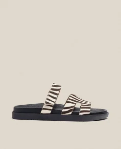 Flat Sandal MORENA-125 Zebra