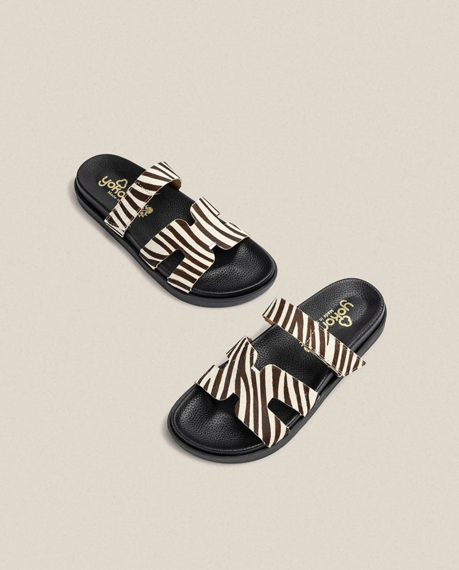 Flat Sandal MORENA-125 Zebra