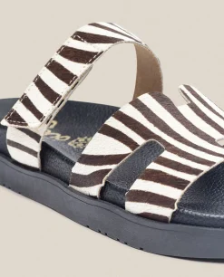 Flat Sandal MORENA-125 Zebra