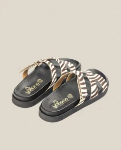 Flat Sandal MORENA-125 Zebra