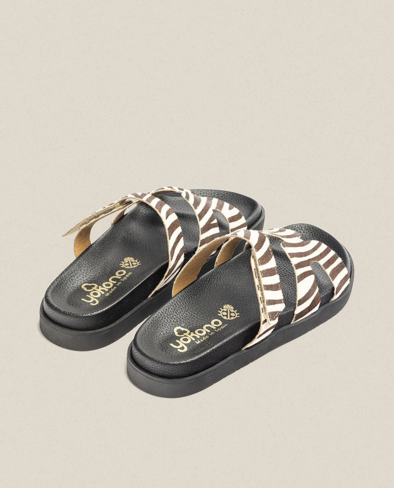 Flat Sandal MORENA-125 Zebra