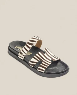 Flat Sandal MORENA-125 Zebra