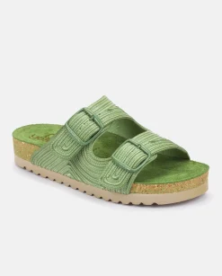 Flat Sandal NOJA-003 Green