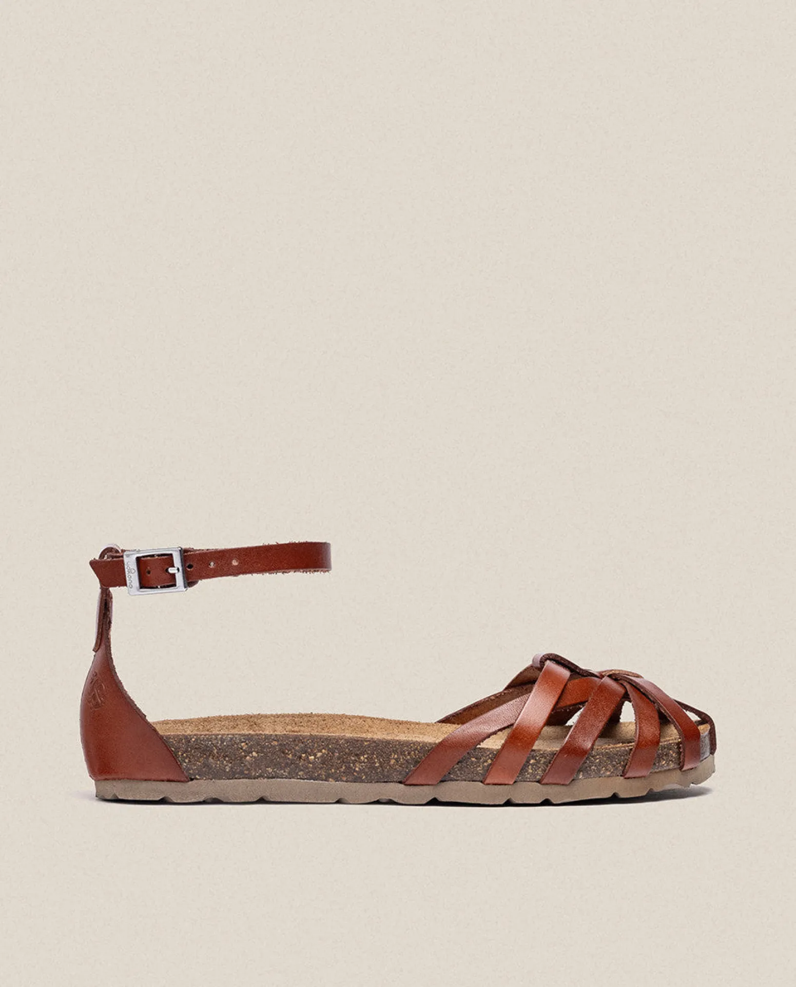 Flat Sandal Villa 011 Brown