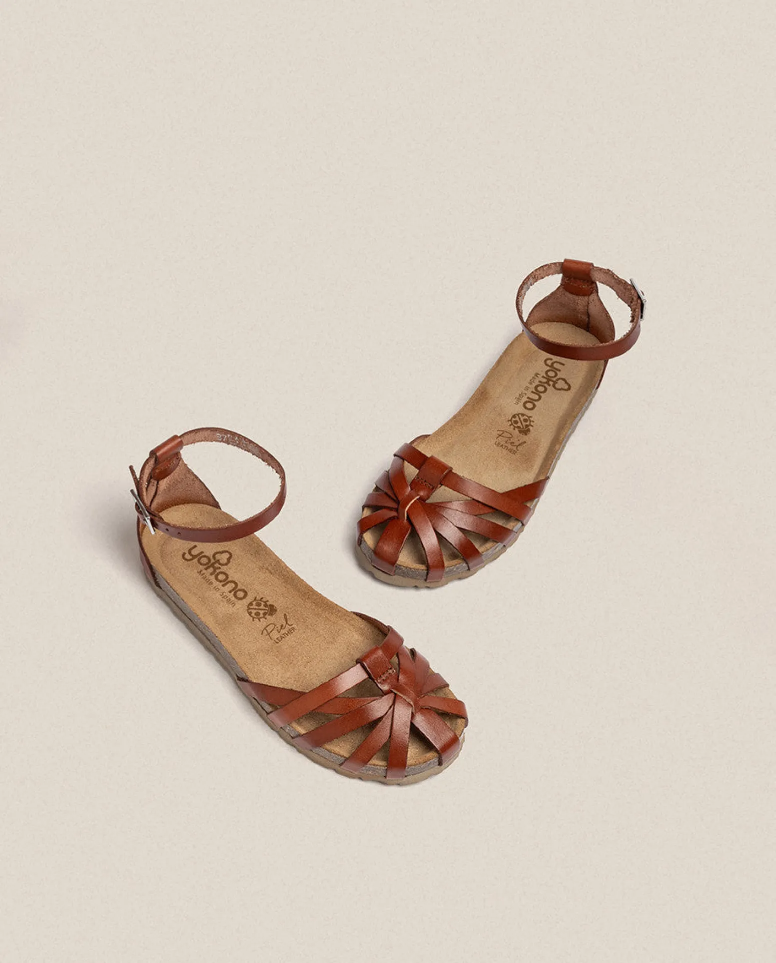 Flat Sandal Villa 011 Brown