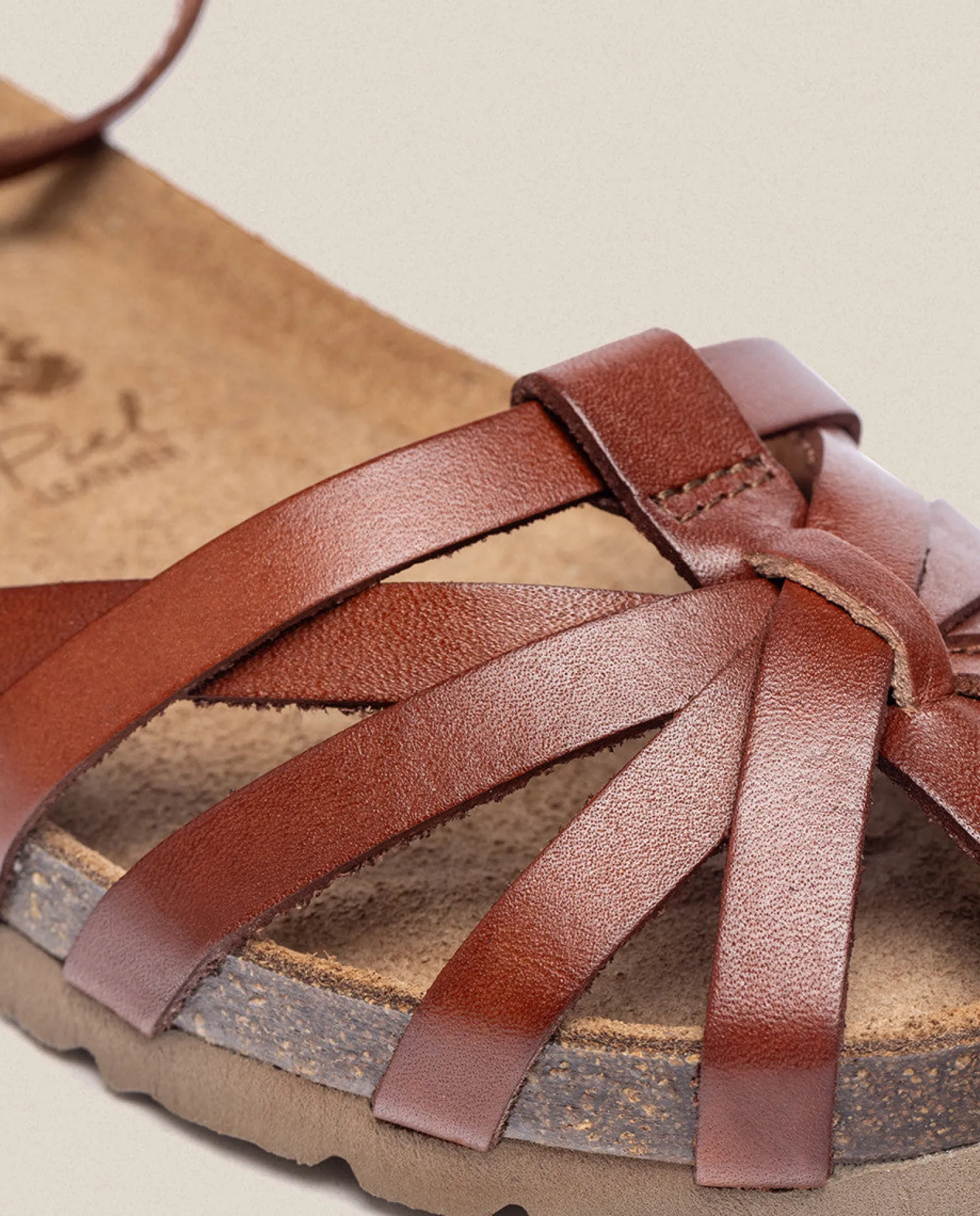 Flat Sandal Villa 011 Brown