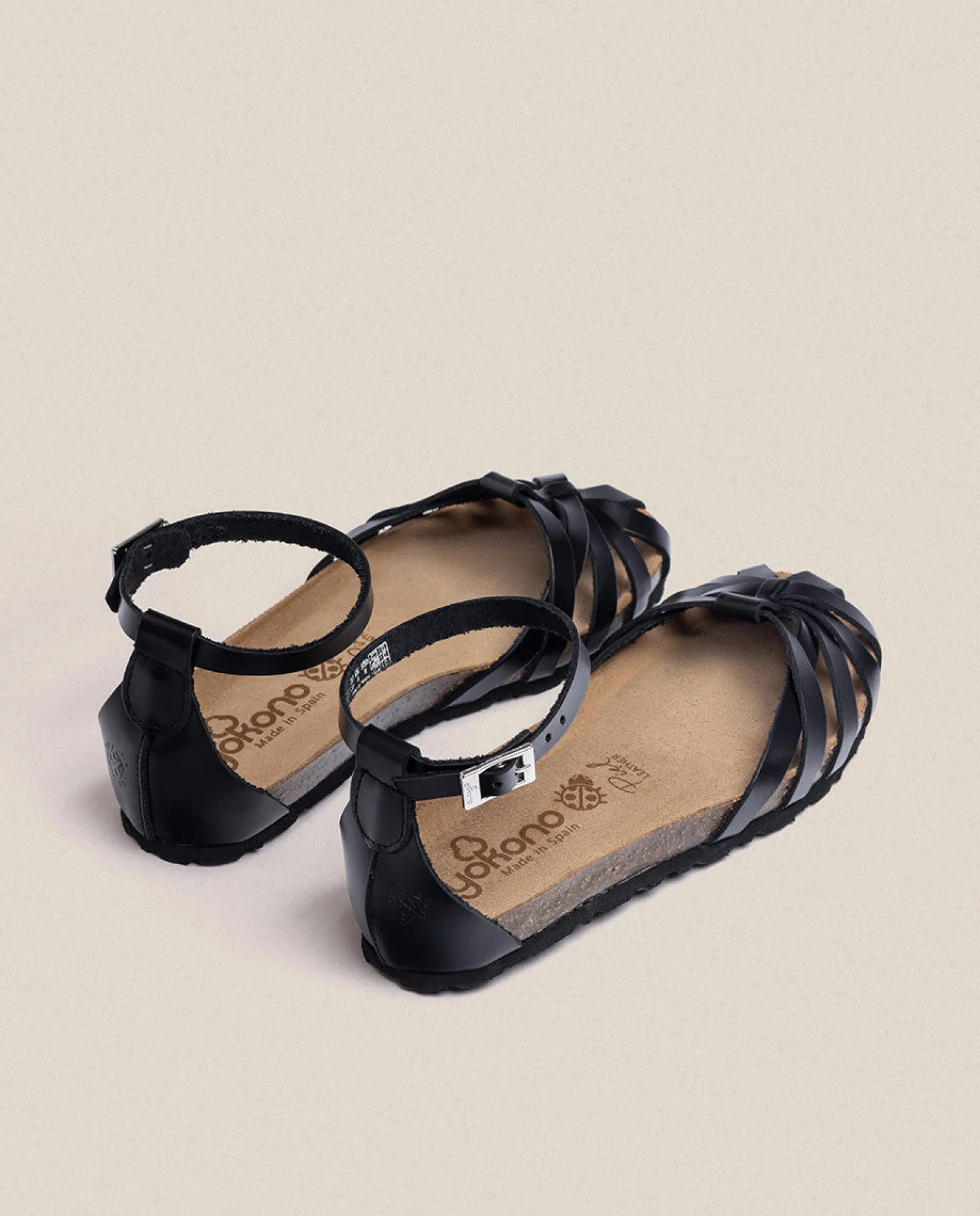 Flat Sandal VILLA-011 Black
