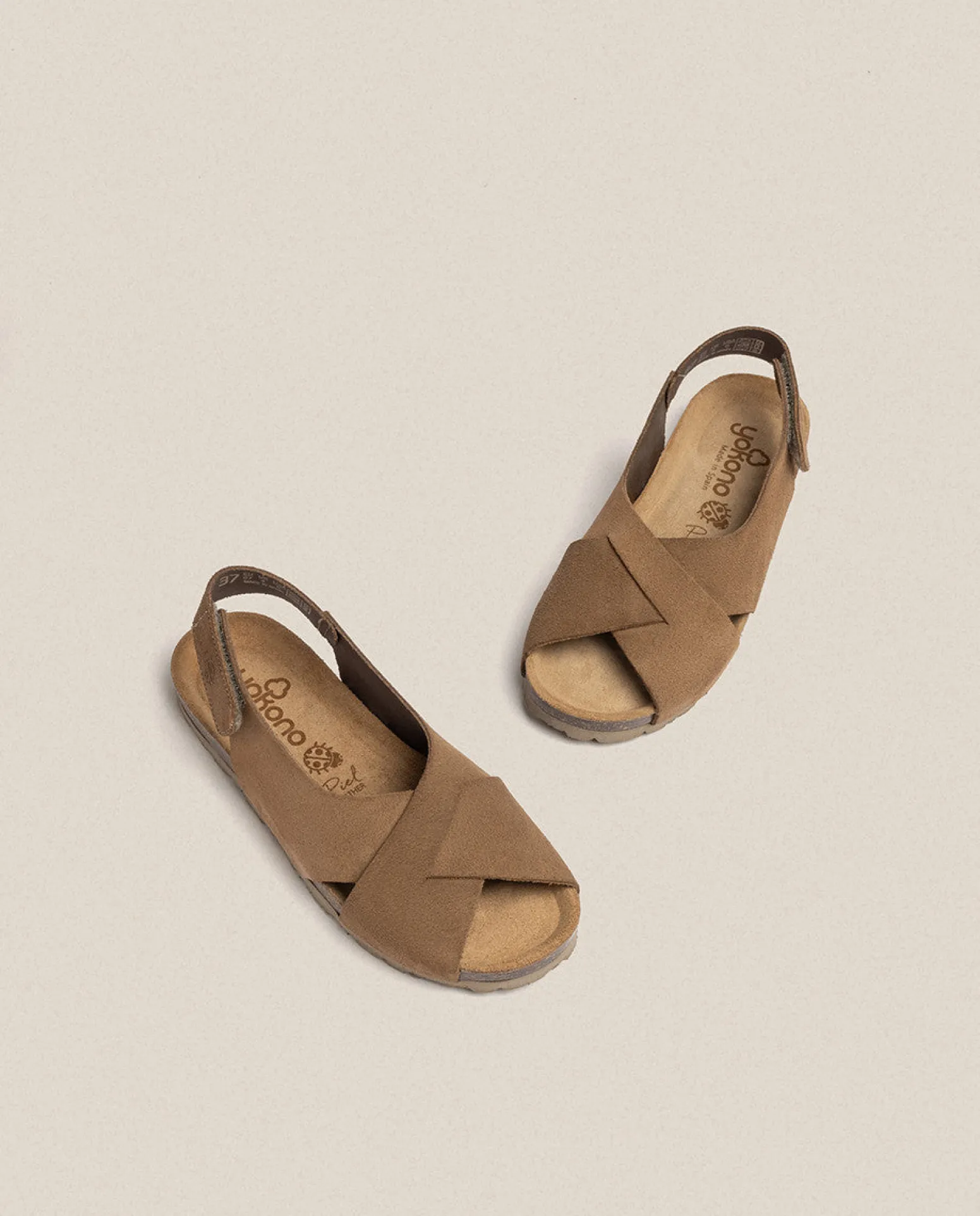Flat Sandal VILLA-175 Brown