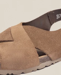 Flat Sandal VILLA-175 Brown