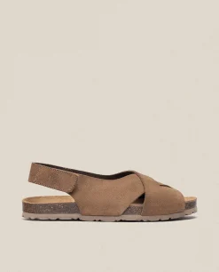 Flat Sandal VILLA-175 Brown