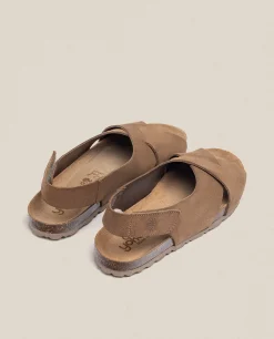 Flat Sandal VILLA-175 Brown