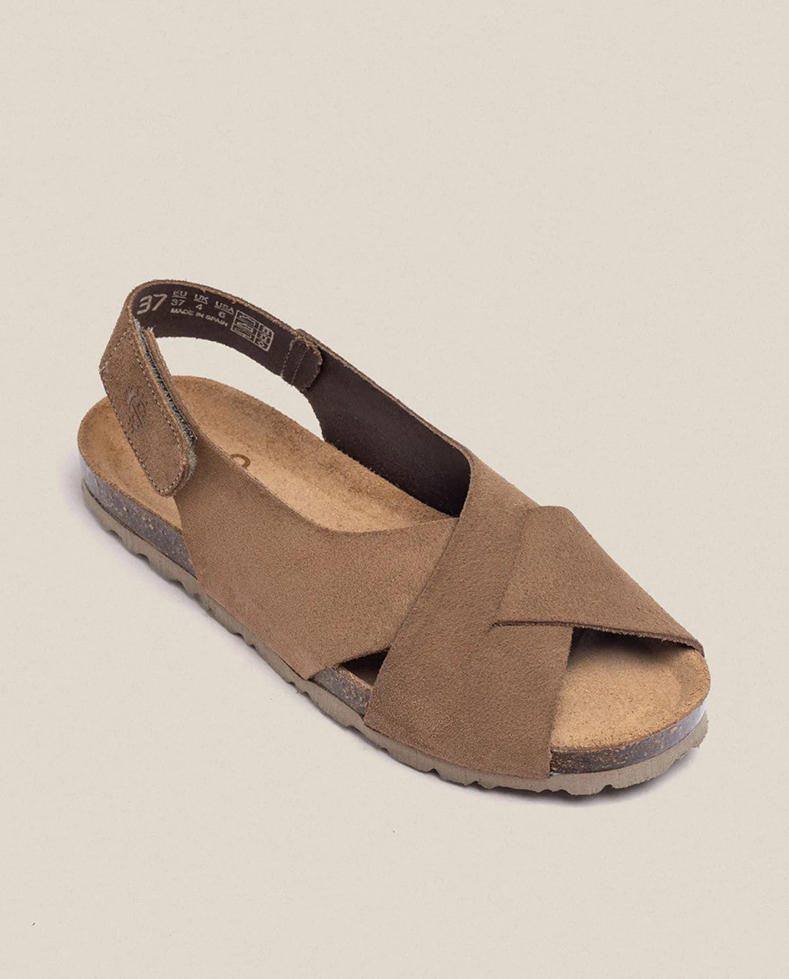 Flat Sandal VILLA-175 Brown