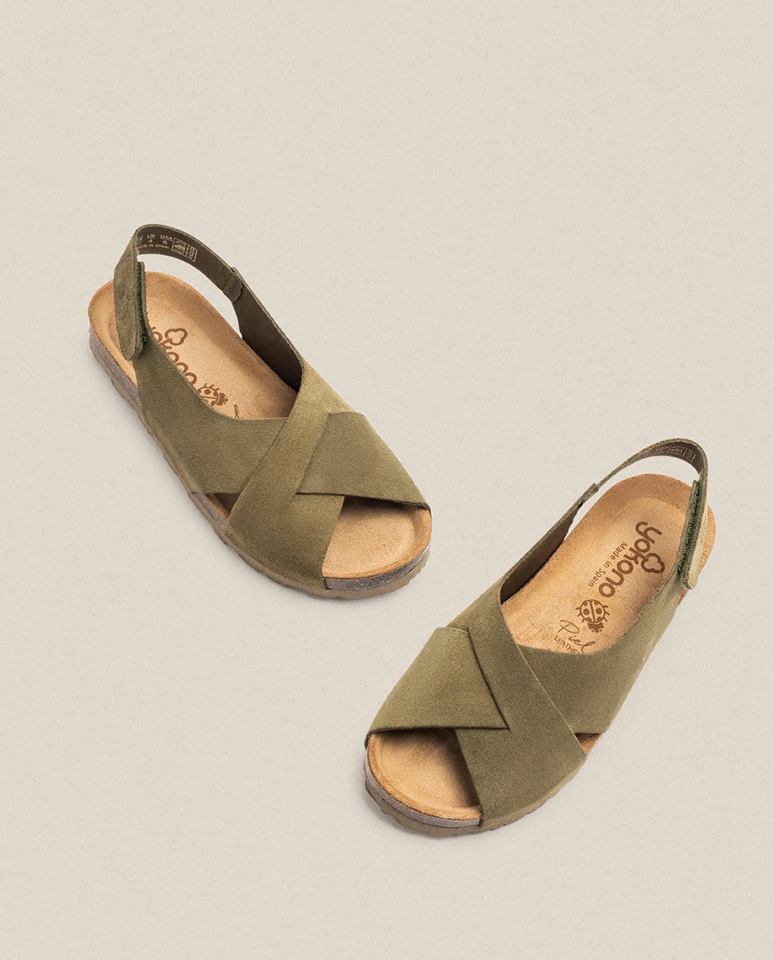 Flat Sandal VILLA-175 Green