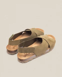Flat Sandal VILLA-175 Green
