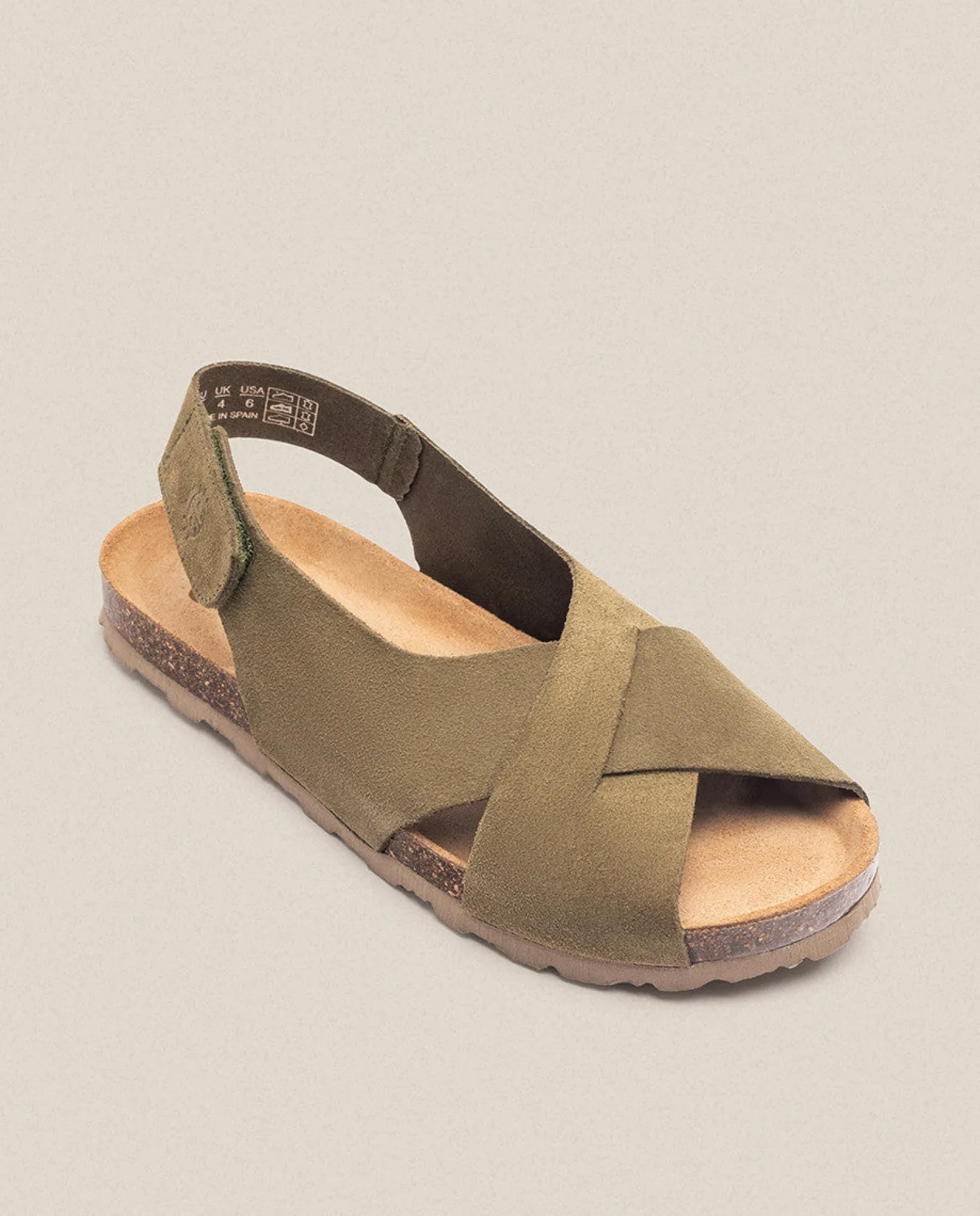 Flat Sandal VILLA-175 Green