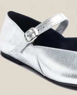 Flat Shoe ARI-001 Silver