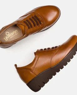 Flat Shoe ATENAS-035 Brown