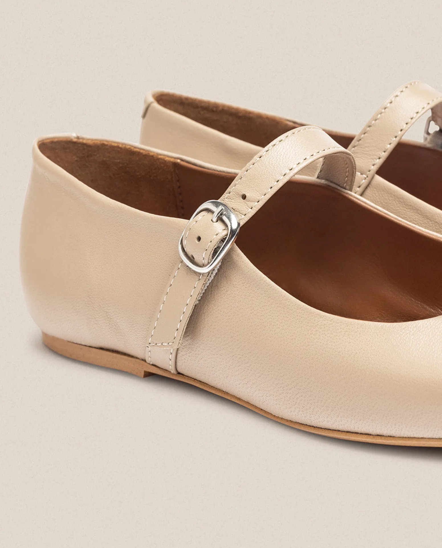 Flat Shoe LENNA-001 Beige