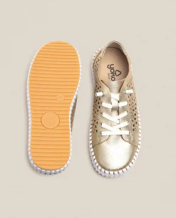 Flat Shoe SINTRA-002 Gold