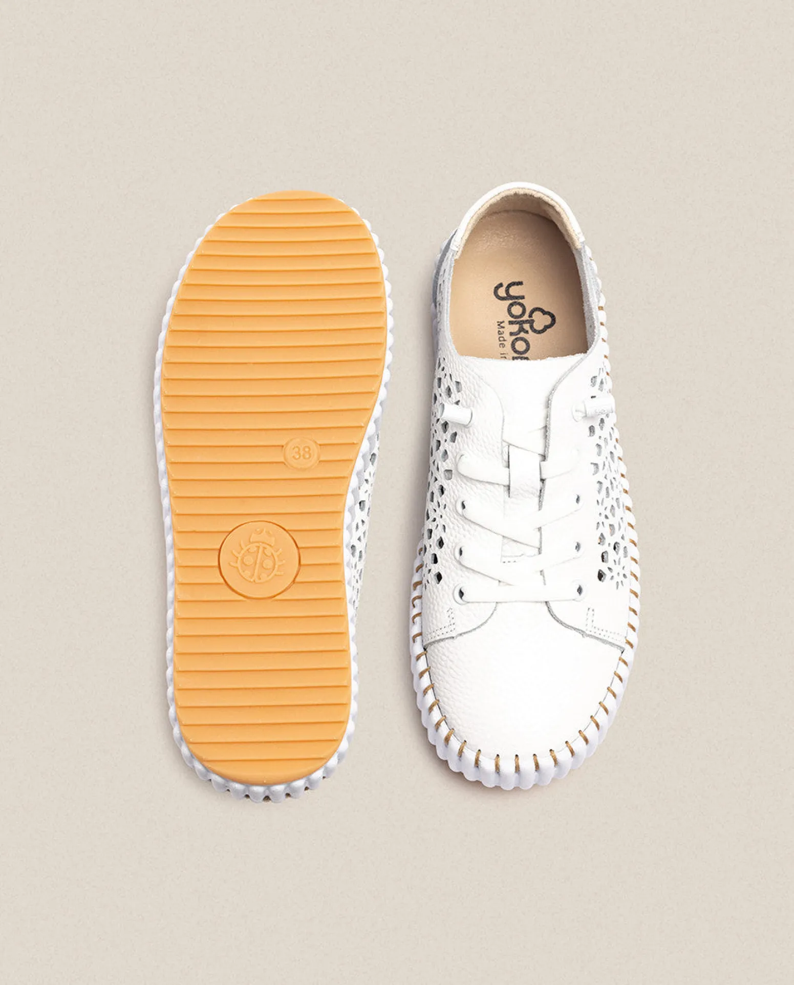 Flat Shoe SINTRA-002 White