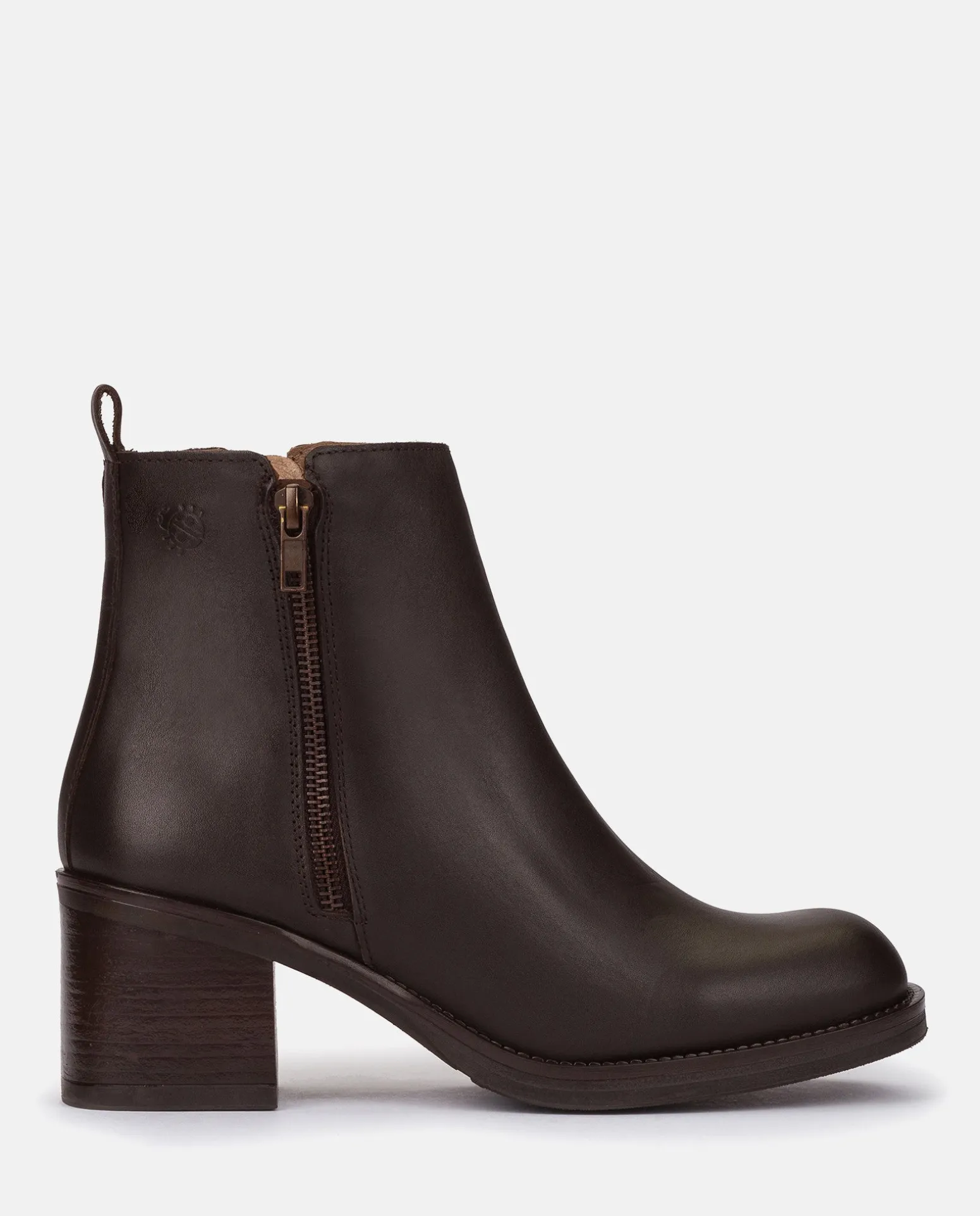 Heeled Ankle Boot LANDAS-002 Brown