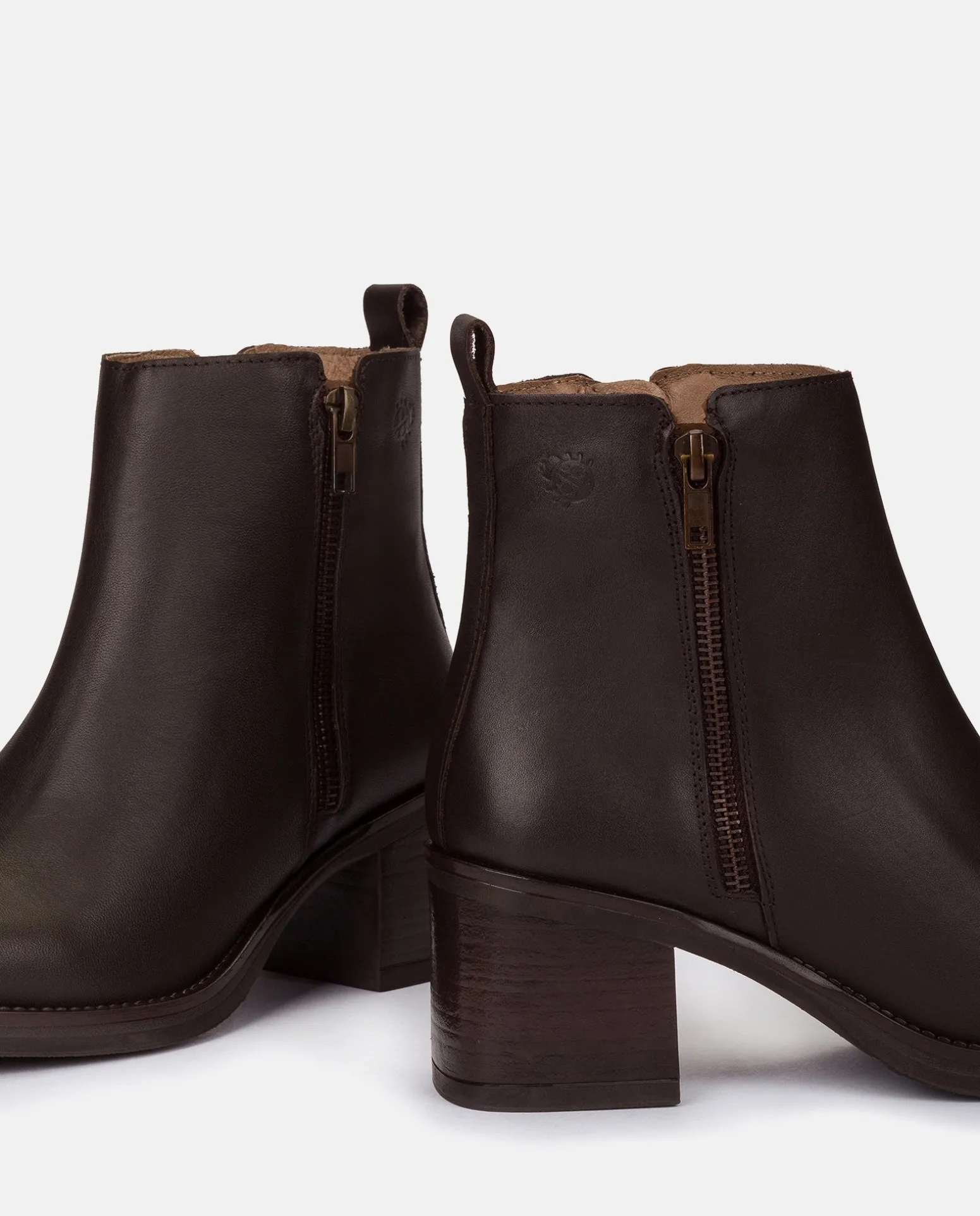 Heeled Ankle Boot LANDAS-002 Brown