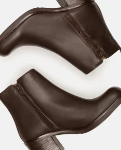 Heeled Ankle Boot LANDAS-002 Brown
