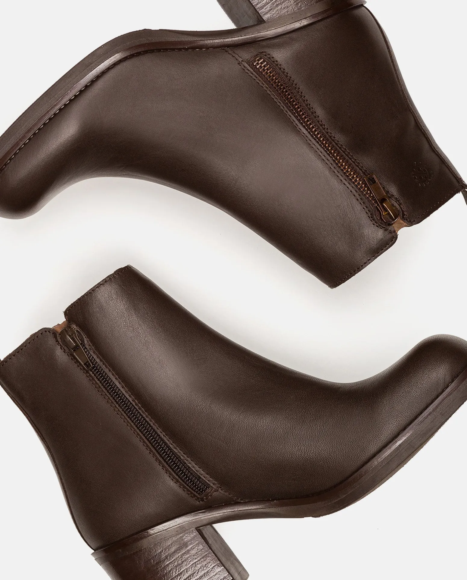Heeled Ankle Boot LANDAS-002 Brown