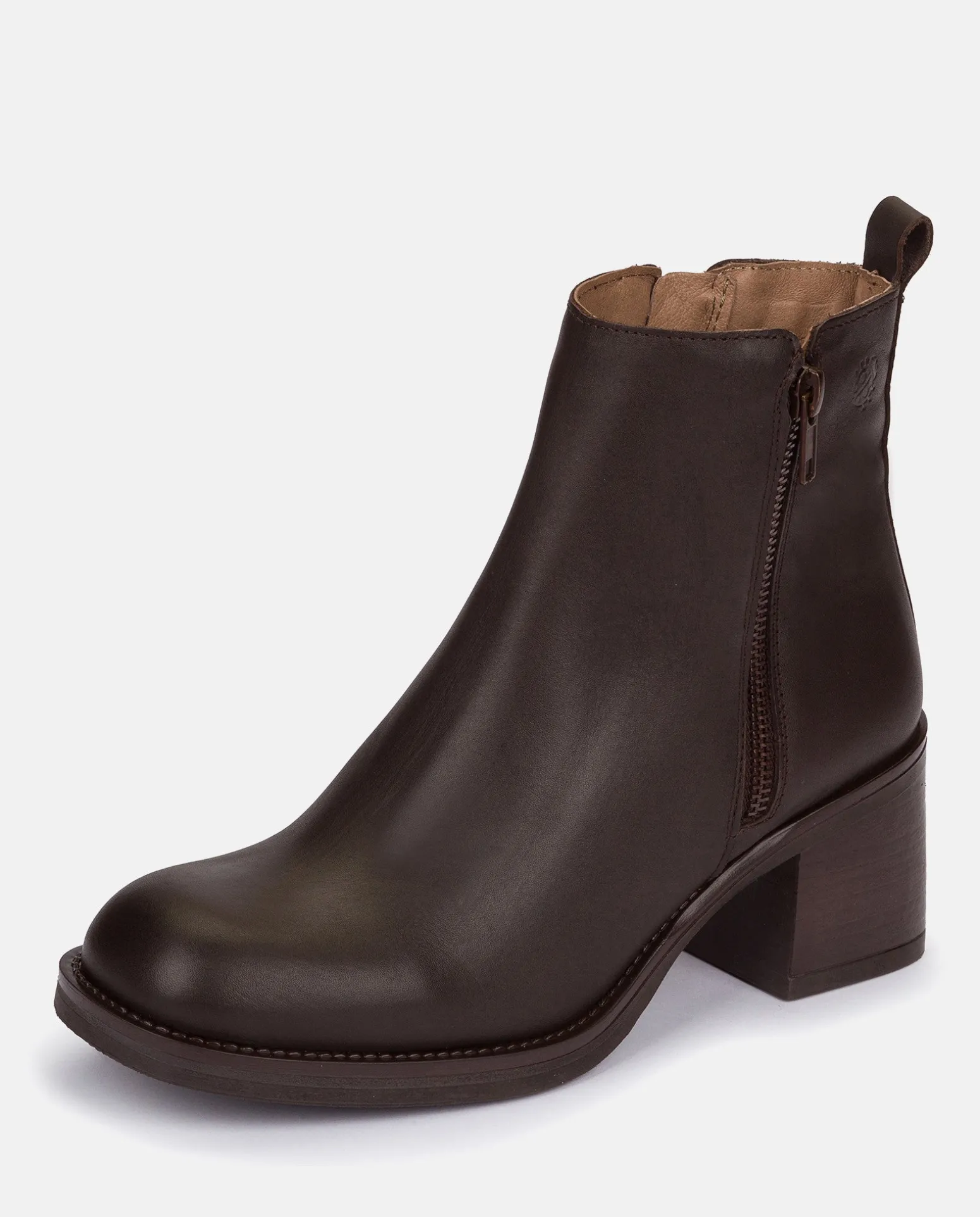 Heeled Ankle Boot LANDAS-002 Brown