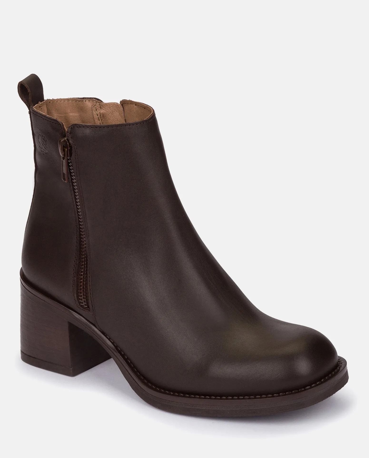Heeled Ankle Boot LANDAS-002 Brown